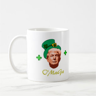 Irish Donald 'O"MaGa' Trump St. Patrick's Day Coffee Mug
