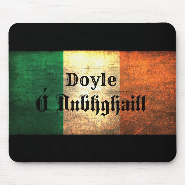 Irish Doyle Family Name Mouse Pad (Front)