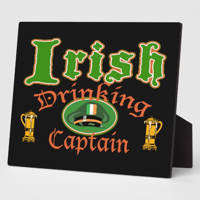 Irish Drinking Captain Plaques (Side)