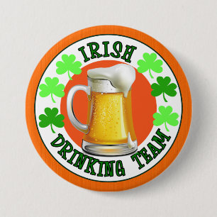 Irish Drinking Team 7.5 Cm Round Badge