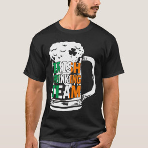 Irish Drinking Team Beer Ireland Flag Patrick's D T-Shirt