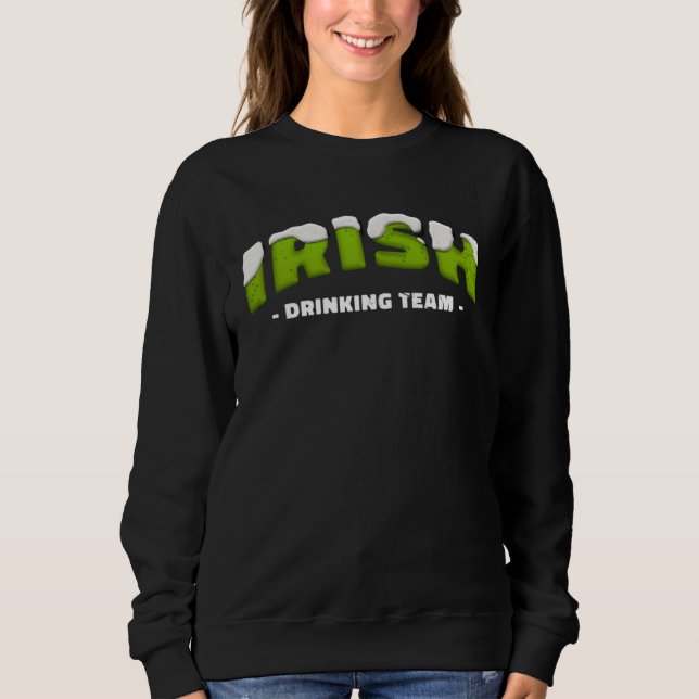 Irish Drinking Team Group tee St Patricks Day Gree (Front)