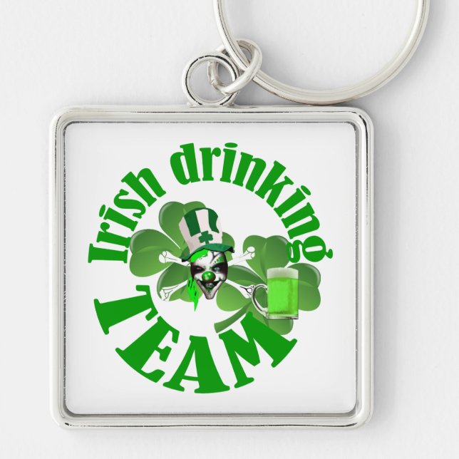 Irish drinking team key ring (Front)