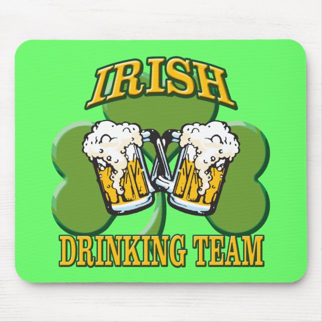Irish Drinking Team Mouse Pad (Front)