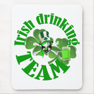 Irish drinking team mouse pad