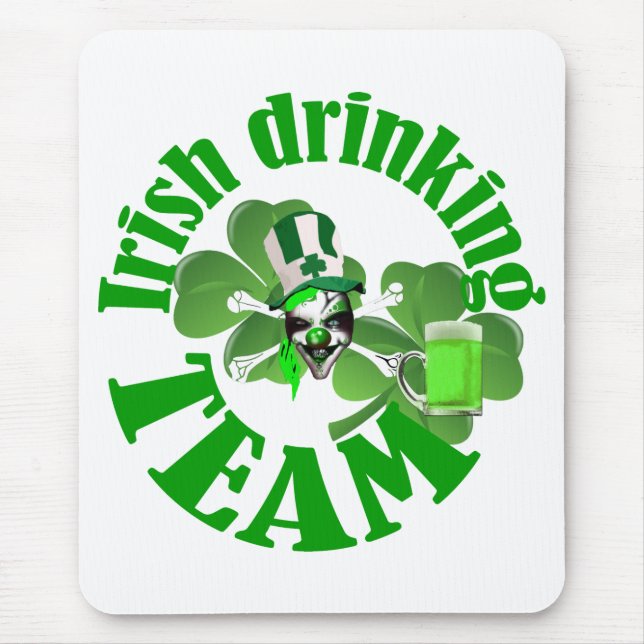 Irish drinking team mouse pad (Front)