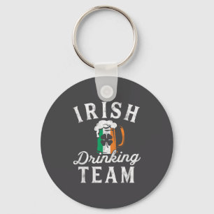 Irish Drinking Team Shirt St Patrick's Day Group S Key Ring