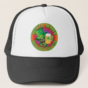 Irish Drinking Team Skull Trucker Hat