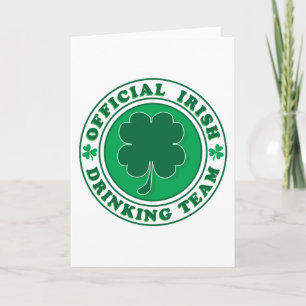 Irish Drinking Team/St. Patrick's Day Card