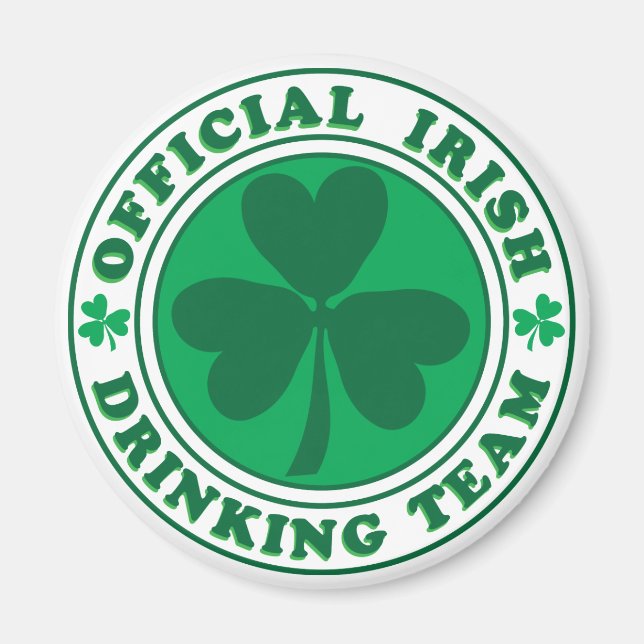 Irish Drinking Team/St. Patrick's Day Magnet (Front)