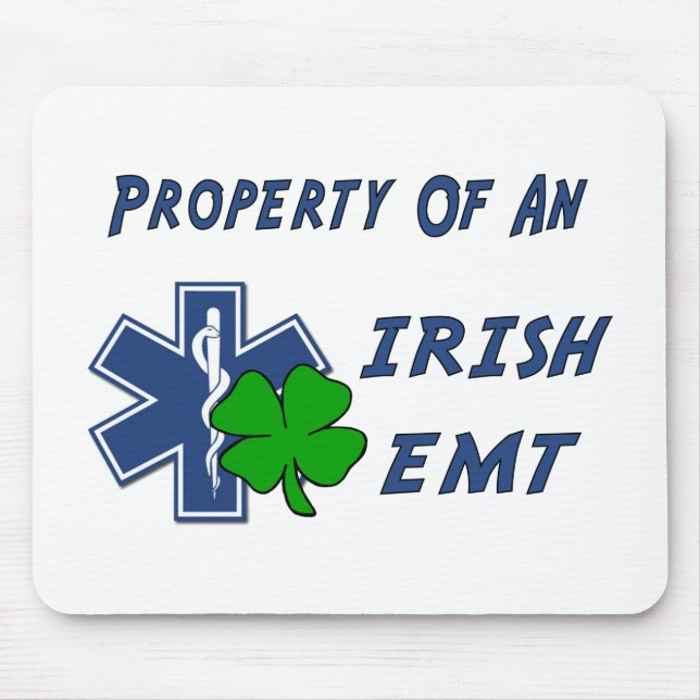 Irish EMT Property Mouse Pad (Front)
