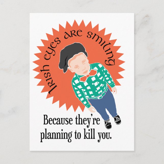 Irish Eyes are Smiling... Postcard (Front)