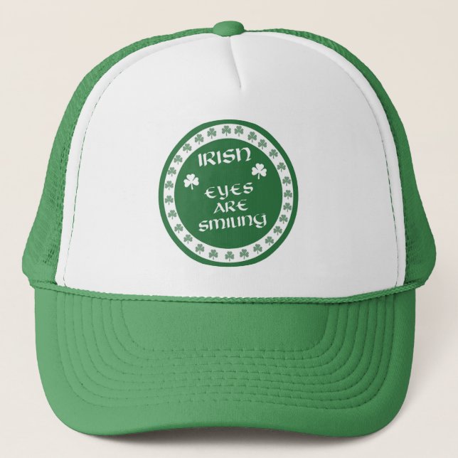 Irish Eyes Are Smiling Trucker Hat (Front)