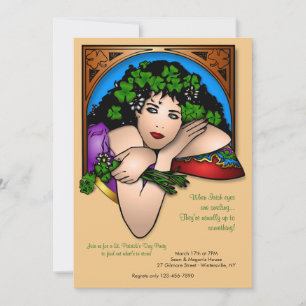 Irish Eyes St. Patrick's Day Invitation