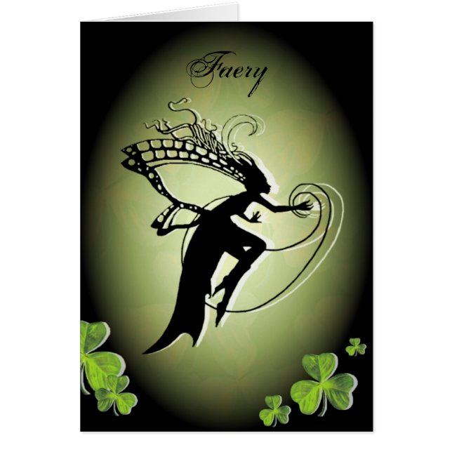 Irish Faery Silhouette (Front)