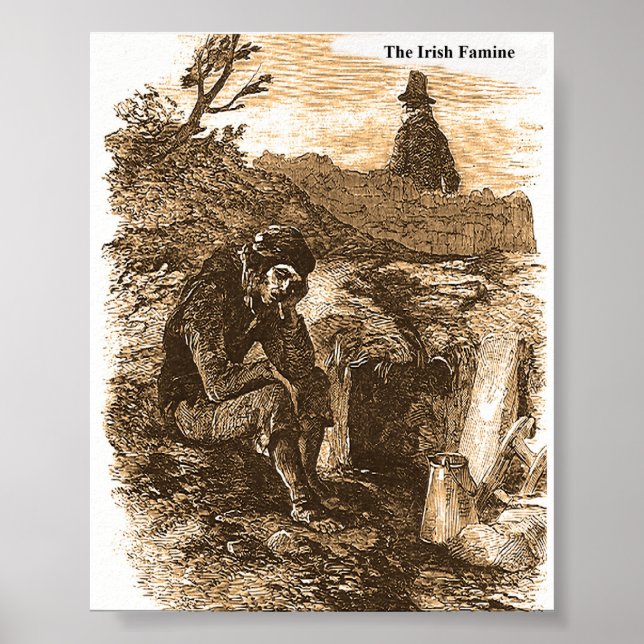 Irish Famine picture collection for poster (Front)