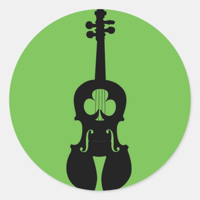 Irish Fiddle Sticker (Front)
