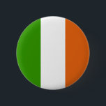 Irish Flag 6 Cm Round Badge<br><div class="desc">Show some Irish pride!</div>