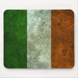 Irish Flag Aged Steel Effect Mouse Pad