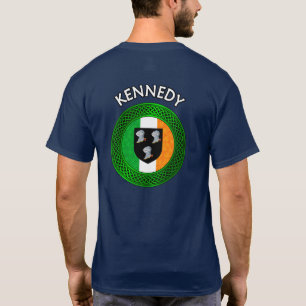 Irish Flag Clover Celtic Knot - Kennedy T-Shirt