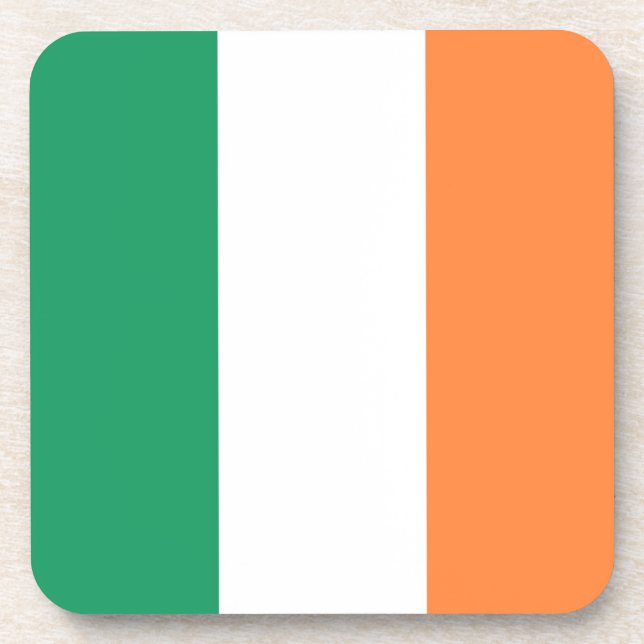 Irish Flag coastercn Coaster (Front)