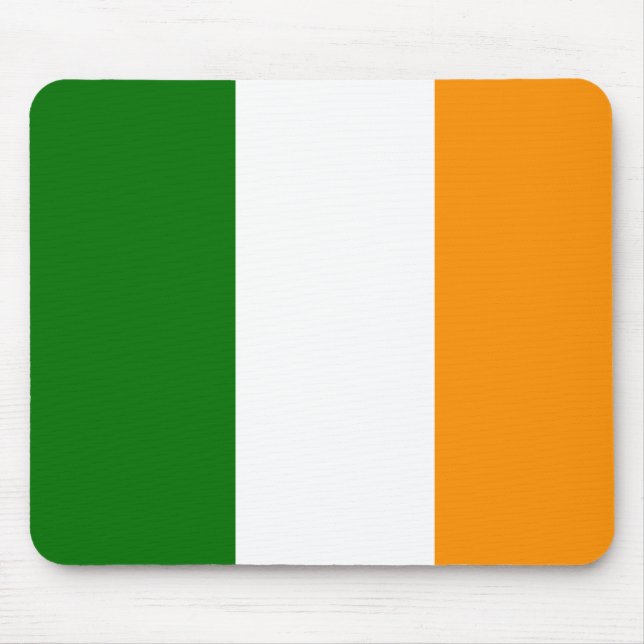 Irish Flag Coloured Mousepad (Front)