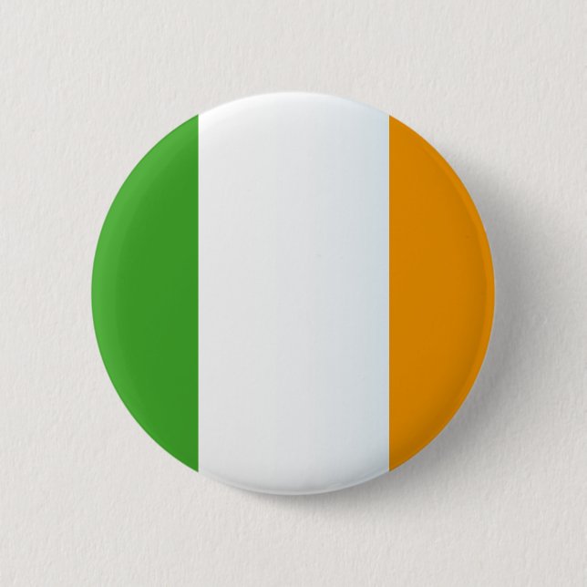 Irish Flag Colours Gift 6 Cm Round Badge (Front)