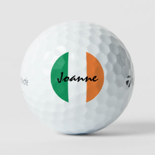 Irish Flag Custom Name tmtp5 gbt Golf Balls