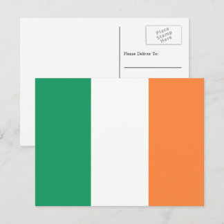 Irish Flag, Flag of Republic of Ireland Postcard