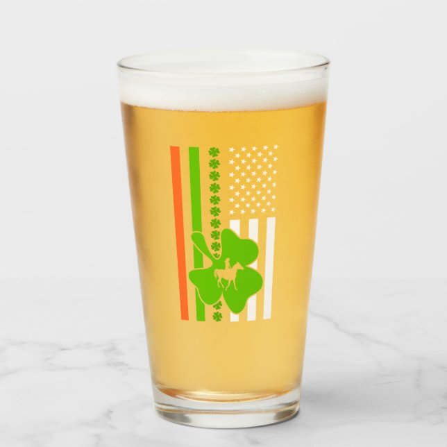 Irish Flag    Glass (Front Filled)