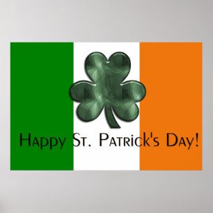 Irish Flag - Happy St. Patrick's Day Print