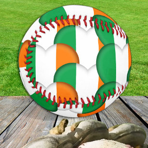 Irish Flag, Hearts - Baseballs, Love Ireland Baseball