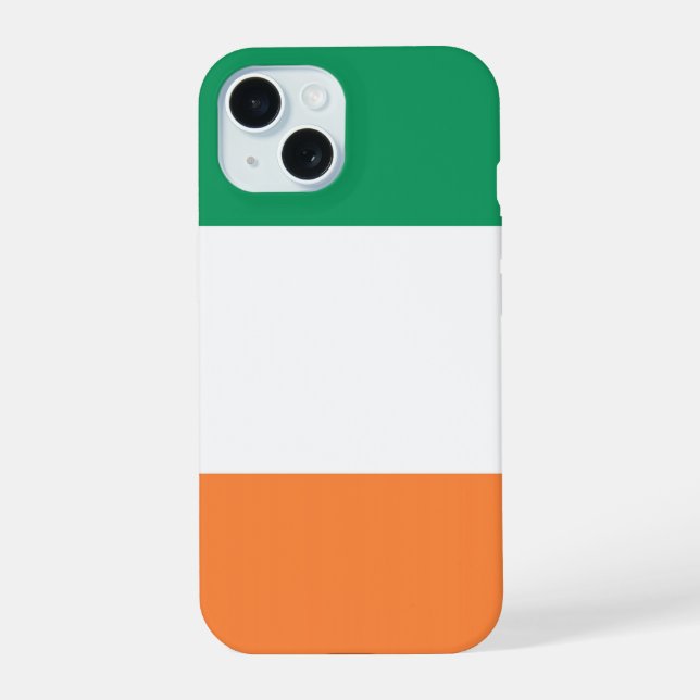 Irish Flag iphcnt iPhone 15 Case (Back)