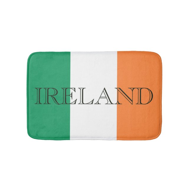 Irish Flag Ireland bmcnt Bath Mat (Front)