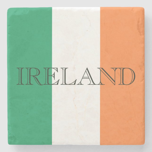 Irish Flag Ireland coastercnt Stone Coaster (Front)