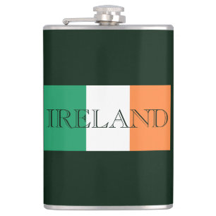 Irish Flag Ireland flcnt Hip Flask