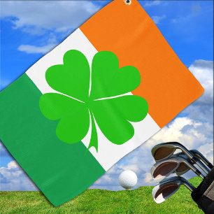 Irish Flag & Ireland golf /sports Golf Dublin Towel