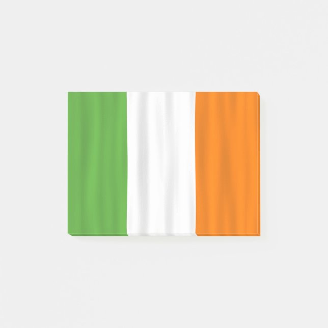 Irish Flag Ireland Green White Orange Post-it Post-it Notes (Front)