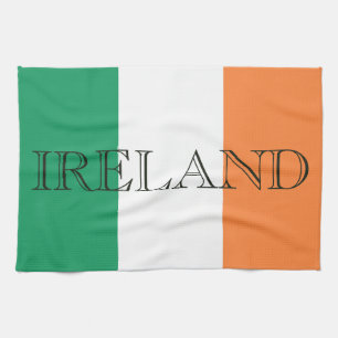 Irish Flag Ireland ktcnt Tea Towel