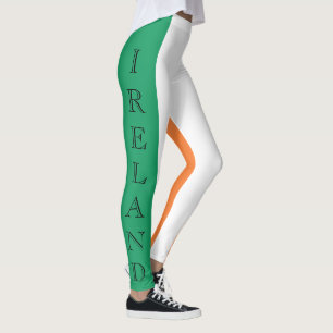 Irish Flag Ireland Letters Leggings