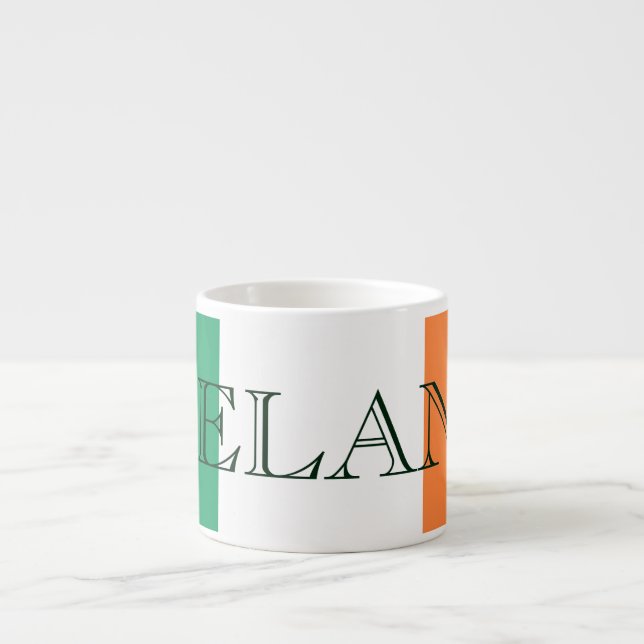 Irish Flag Ireland mugcn Espresso Cup (Front)
