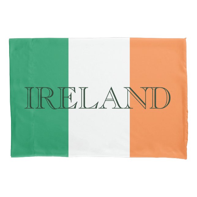 Irish Flag Ireland pccnt Pillowcase (Front)