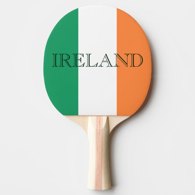 Irish Flag Ireland ppcnt Ping Pong Paddle (Front)
