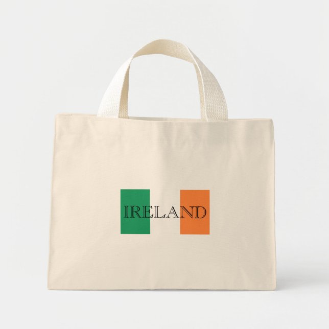 Irish Flag Ireland ttcnt Mini Tote Bag (Front)