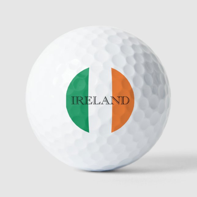 Irish Flag Ireland va gbcnt Golf Balls (Front)