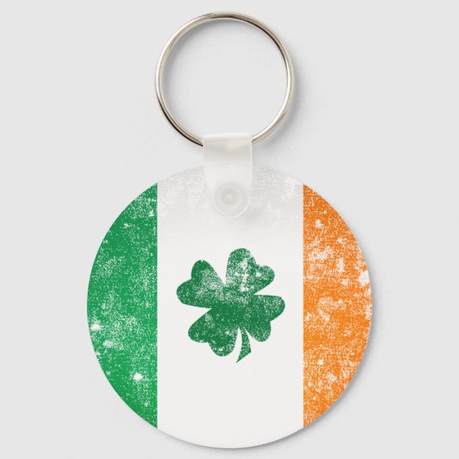Irish Flag Key Ring (Front)