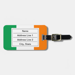 Irish flag Luggage Tag