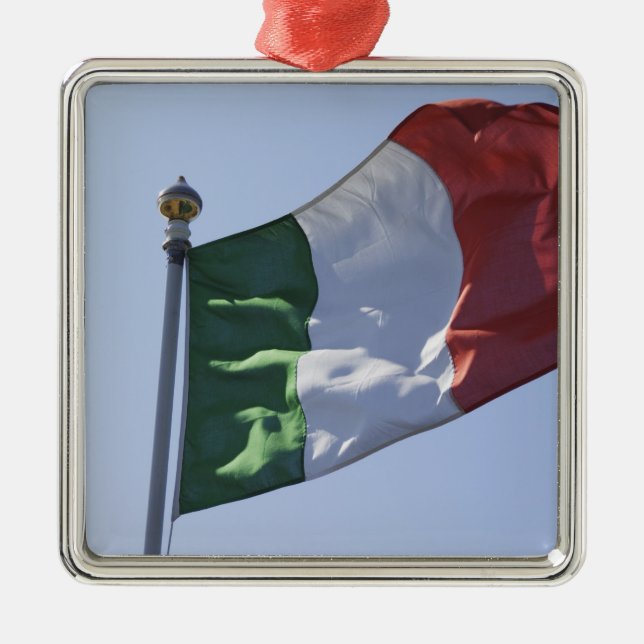 Irish Flag Metal Ornament (Front)