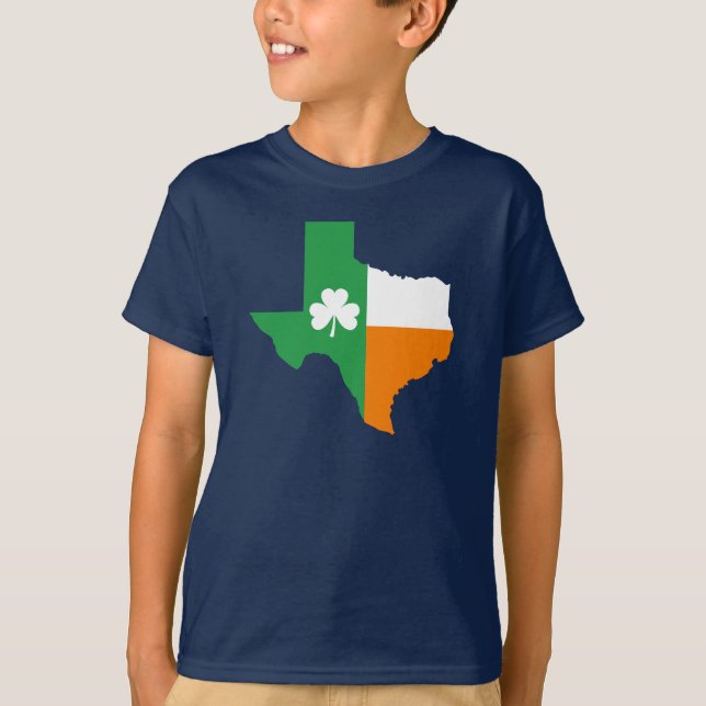 Irish Flag of Texas T-Shirt (Front)