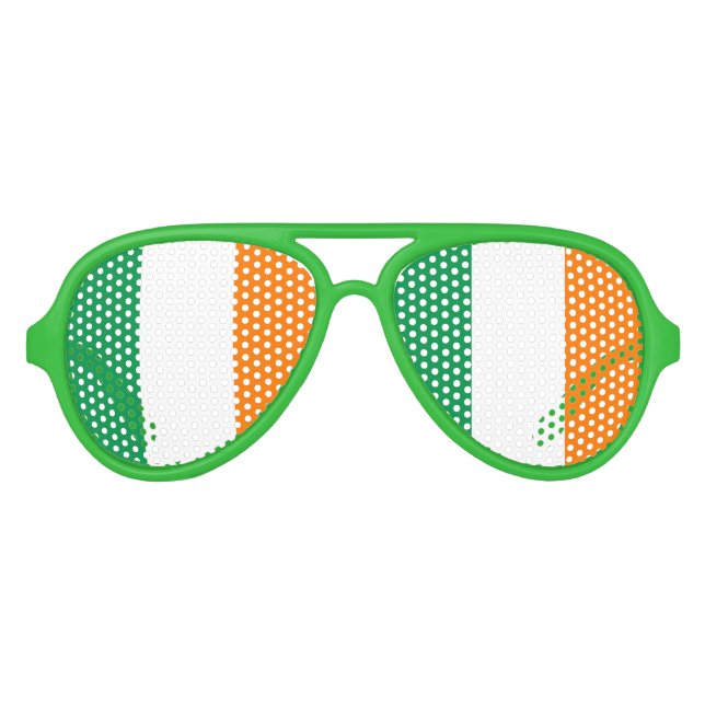 Irish flag party shades for St Patricks Day fun (Front)